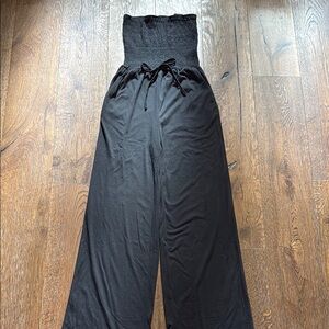 Never Worn Black Wide Leg Pants with Stretchy Waistband